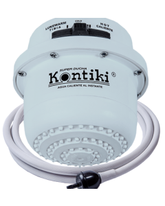 DUCHA KONTIKI 3 TEMP TRADICIONAL SINMANGUERA BLANCA 110V #K102110
