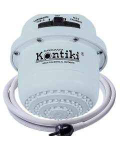 DUCHA KONTIKI 3 TEMP TRADICIONAL CONMANGUERA 220V BLANCA (CJ24) #K100220