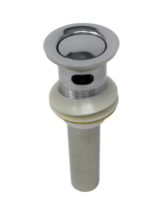 DESAGUE LAVATORIO PUSH MIBER CON REBOSADERO CROMADO 0010296