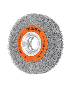 CEPILLO ACERO ESMERIL TRUPER 6" X 1 1/8 #11526