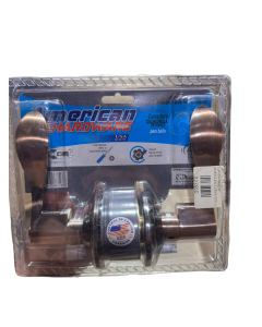 LLAVIN MANIJA AMERICAN CURVA SIN LLAVE COBRE ANTIGUO PF-1860BK-AC
