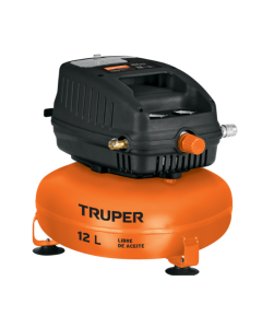 COMPRESOR DE AIRE 12 LTS LIBRE DE ACEITE TRUPER #13824
