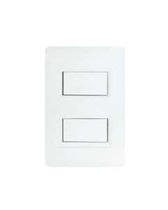 APAGADOR BTICINO DOBLE LUZICA BLANCO 15A PU5200