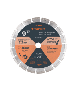 DISCO DIAMANTE TRUPER SEGMENTADO 9" DID-390 #12976