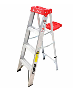 ESCALERA TIJERA ALUMINIO CUPRUM 4 PELD (150KG) #C-2312-04N (1.20 MTS)