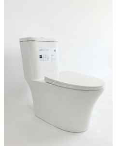 INODORO ARAL  ELONGADO BLANCO DOBLE DESC. 609641001 #21813