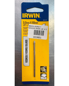 BROCA VIDRIO Y AZULEJO IRWIN 1/8  # 2147