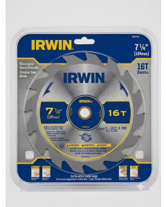 DISCO SIERRA CIRCULAR IRWIN 7 1/4 - 16D CALZADA #15030LA