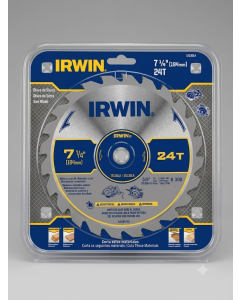 DISCO SIERRA CIRCULAR IRWIN 7 1/4 - 24D CALZADA #15130LA