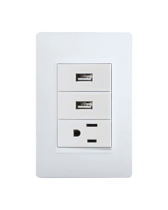 TOMA + USB BTICINO LUZICA DOBLE GRAFITO PU1331GR