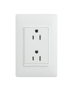 TOMA BTICINO DOBLE LUZICA TAMPER RESISTANT BLANCO 15A 127V PU1228TR