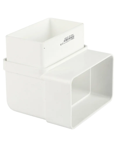 CODO PVC RECTANGULAR 2 X 4  PARACANOA AMANCO #909818