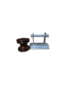 PERCHA CON TORNILLO PARAAISLADOR DE CARRETE ALT303