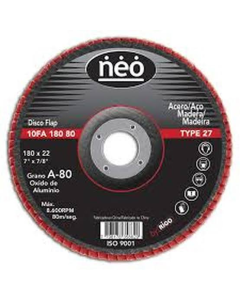 LIJA DISCO FLAPDISC (1000 HOJAS) NEO 4 1/2 #80 DFA1011580 #1055215411