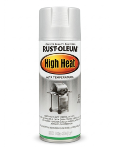 SPRAY RUST OLEUM PINT ALTA TEMP BBQ PLATA MATE 340G *0015065