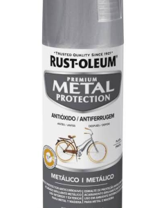SPRAY RUST OLEUM PINT ESM ANTICORRO METALICO PLATA 340G *0014723