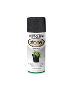 SPRAY RUST OLEUM PINT STONE ACABADO PIEDRA TONO NEGRO 340G 314096 *0014788