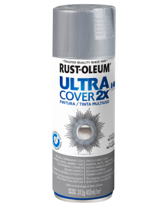SPRAY RUST OLEUM PINT ULTRA COVER 2X ALUMINIO 312G *0013044