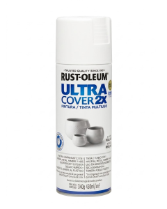 SPRAY RUS OLEUM PINT ULTRA COVER 2X BLANCO BRILLANTE 340G *0013045