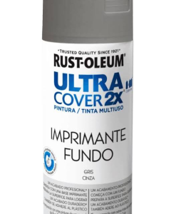 SPRAY RUST OLEUM PINT ULTRA COVER 2X IMPRIMANTE GRIS MATE 340G *0013046