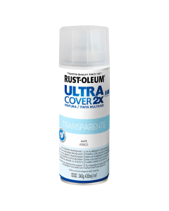 SPRAY RUST OLEUM PINT ULTRA COVER 2X TRANSP MATE 340G *0013052