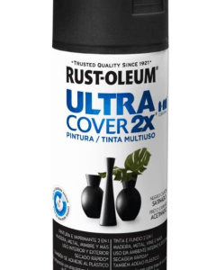 SPRAY RUST OLEUM PINT ULTRA COVER 2X NEGRO CAAON SATIN 340G *0013066