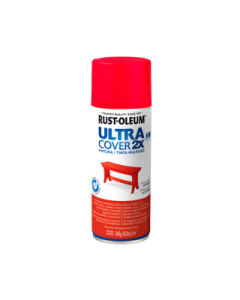 SPRAY RUST OLEUM PINT ULTRA COVER 2X ROJO AMAPOLA SATINAD 340G *0013073