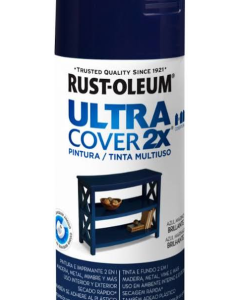 SPRAY RUST OLEUM PINT ULTRA COVER 2X AZUL MARINO BRILL 340G *0013079