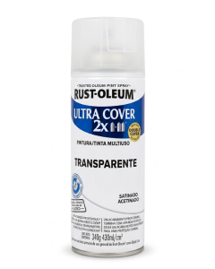 SPRAY RUST OLEUM PINT ULTRA COVER 2X TRANSP SATINA 340G *0013081
