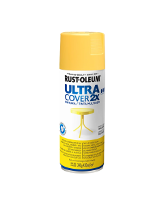 SPRAY RUST OLEUM PINT ULTRA COVER 2X AMARILLO SOL BRILL 340G *0013062