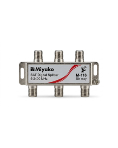 DISTRIBUIDOR SENAL COAXIAL 6 VIAS USA MIYAKO