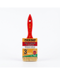BROCHA NOVA ALL PAINTS TREND T2 CERDA BLANCA DE 3" T2300-30W #0007529