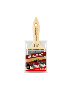 BROCHA NOVA BASIC B2 ALL PAINTS CERDA BLANCA 2 1/2" B2100-25W ·0006846