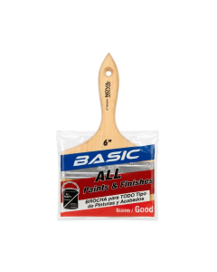 BROCHA NOVA BASIC B2 ALL PAINTS CERDA BLANCA 6" B2100-60W 0006849