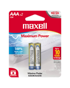 BATERIA ALCALINA AAA MAXELL (PAQ 2) LR03
