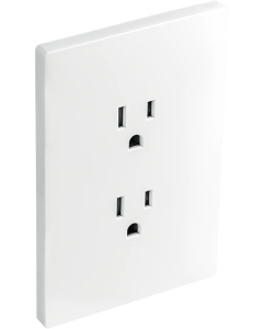 TOMA DOBLE NEMA 5-15 TR 125V BLANCO ALTIVA #9009-W EAGLE