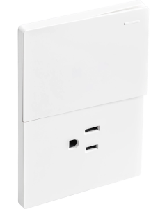 TOMA Y APAGADOR 15A 125V BLANCO ALTIVA 9006-W EAGLE 
