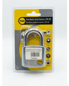 CANDADO YALE S.SUECA 50MM #10438 Y120/50