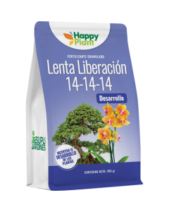 FERTILIZANTE HAPPY PLANT LENTA LIBERACION 14-14-14 200GRS 12103027