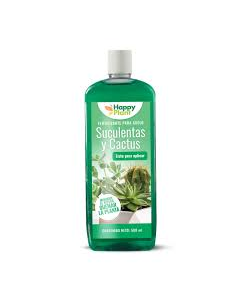 FERTILIZANTE HAPPY PLANT SUCULENTAS Y CACTUS 500ML 12101282