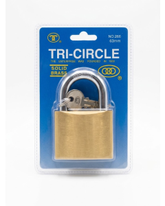 CANDADO TRICIRCLE 63 MM # 266