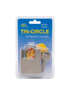 CANDADO TRICIRCLE SEGURIDAD 50MM #HF501