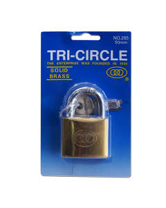 CANDADO TRICIRCLE 50MM # 265