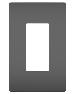 PLACA SENCILLA PLASTICA SIN TORNILLOS BLANCA RADIANT LEGRAND RWP26BK BTCINO