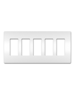 PLACA RADIANT 5GANG BLANCA RWP265W BTICINO