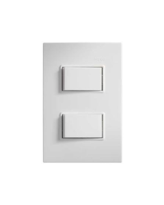 APAGADOR SIMON DOBLE THREE WAY BLANCO #23278-90