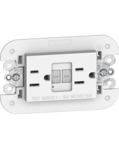 TOMA FALLA TIERRA BTICINO LIVING NOW BLANCO GFCI 15-A 127V 3 MOD KW4188GFG6