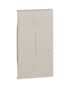 CUBRETECLA ILUMINABLE P/PUERTA ENLACE C SIMBOLO ENTR Y SALID 2 MOD BL LIVING NOW KW40M2 BTICINO