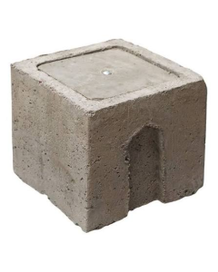 CAJA REGISTRO CONCRETO PARAVARILLA TIERRA 25 X 25 CM #1022