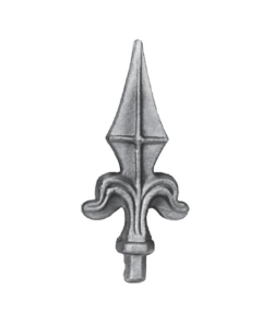 PUNTA LANZA  SOLDABLE BASE 15 MM H160 MM 124/2 CARBONE